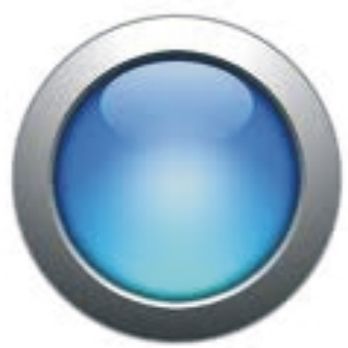 Buton click albastru